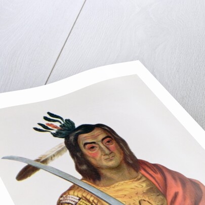 Mou-Ka-Ush-Ka or 'The Trembling Earth', a Yankton Sioux Chief by George Cooke