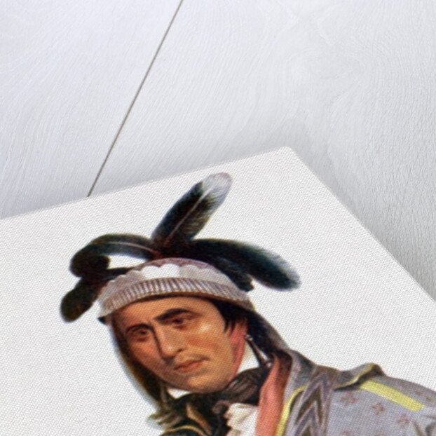 Opothle-Yoholo, a Creek Chief, 1825 by Charles Bird King