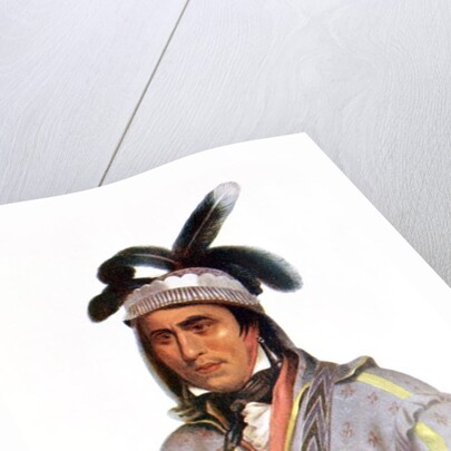 Opothle-Yoholo, a Creek Chief, 1825 by Charles Bird King