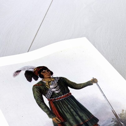 Osceola or 'Rising Sun', a Seminole Leader, 1838 by George Catlin