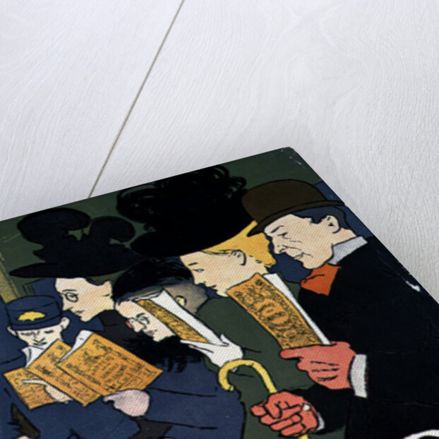 Harper's February, 1897 by Edward Penfield