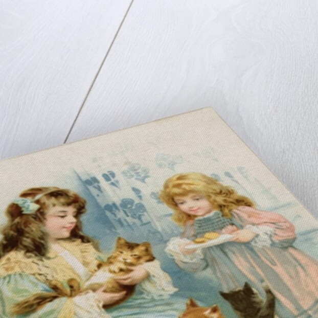 Kitten's Tea Party by Anonymous Anonymous