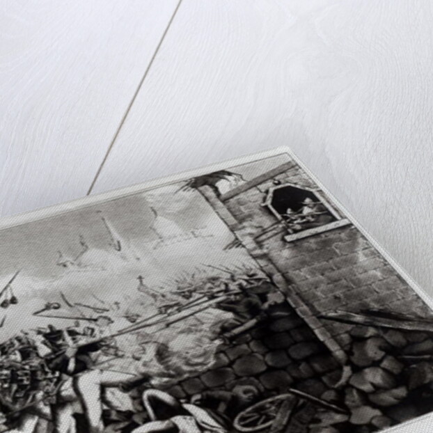 Battle of Monterey: The Americans Forcing their Way to the Main Plaza, September 23rd 1846, engraved and published by Nathanial Currier, 1846 by American School