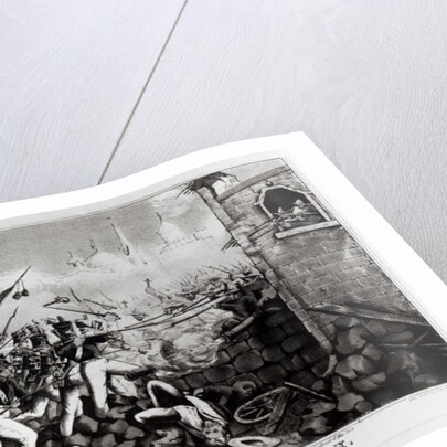 Battle of Monterey: The Americans Forcing their Way to the Main Plaza, September 23rd 1846, engraved and published by Nathanial Currier, 1846 by American School