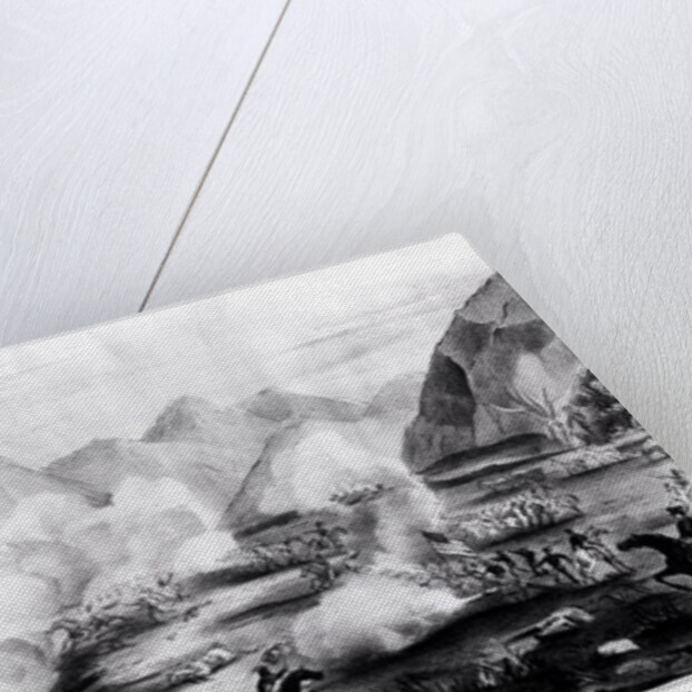 Battle of Sacramento: Terrific Charge of the Mexican Lancers, February 28th 1847, engraved and published by Nathanial Currier 1847 by R. Telfer