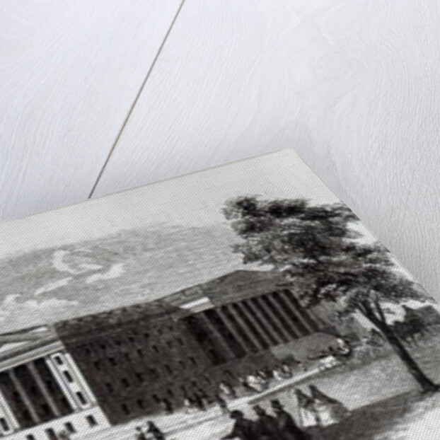 South and West Fronts of the Treasury Extension by American School