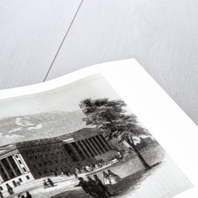 South and West Fronts of the Treasury Extension by American School