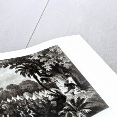 The Landing at Tampa Bay: De Soto and his Followers Swearing to Conquer or Die by R. Telfer