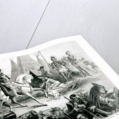 De Soto Discovering the Mississippi, May 21st 1541 by American School