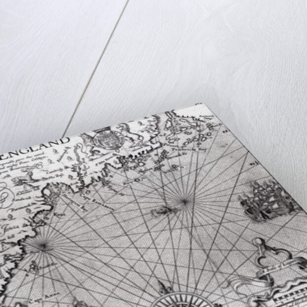 Map of the Coast of New England, Observed and Described by Captain John Smith 1614 by Simon de Passe