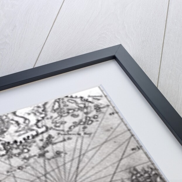 Map of the Coast of New England, Observed and Described by Captain John Smith 1614 by Simon de Passe