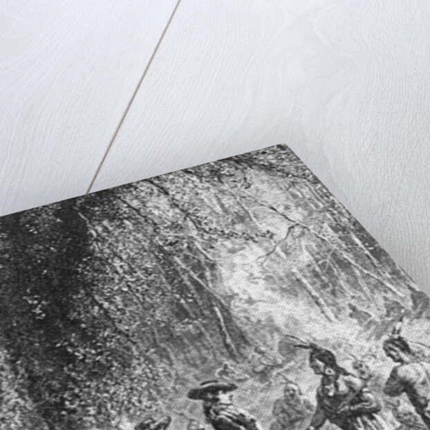 Moravian Missionaries Among the Indians by American School