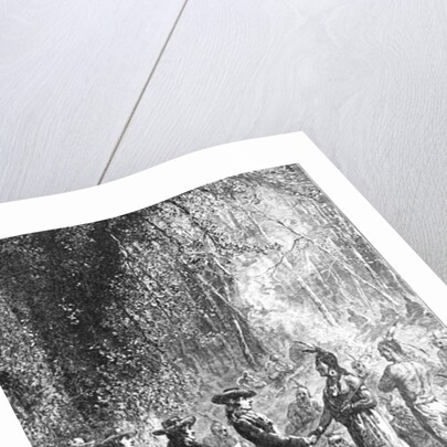 Moravian Missionaries Among the Indians by American School