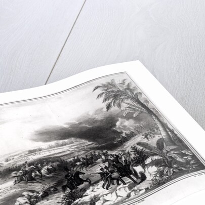 Battle of Palo Alto. Charge of Captain May's Dragoons in which General La Vega was taken prisoner, 8th May 1846 by American School