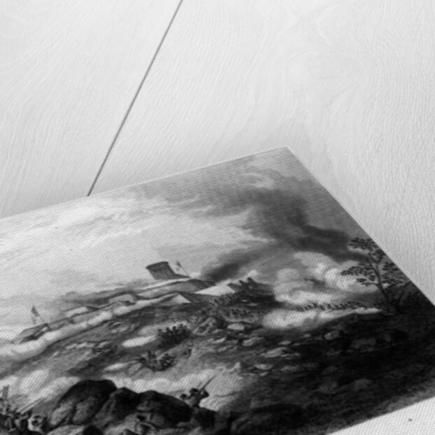 The Battle of Chapultepec, 1847 by Hammatt Billings