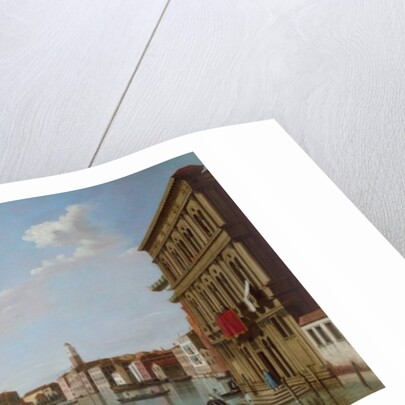 The Grand Canal and San Geremia, Venice, 18th century by William James