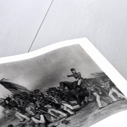 The Battle of Chippewa, General Scott Ordering the Charge of McNeil's Battalion, 5th July 1814, engraved by Johnson, Fry & Co. by Alonzo (after) Chappel