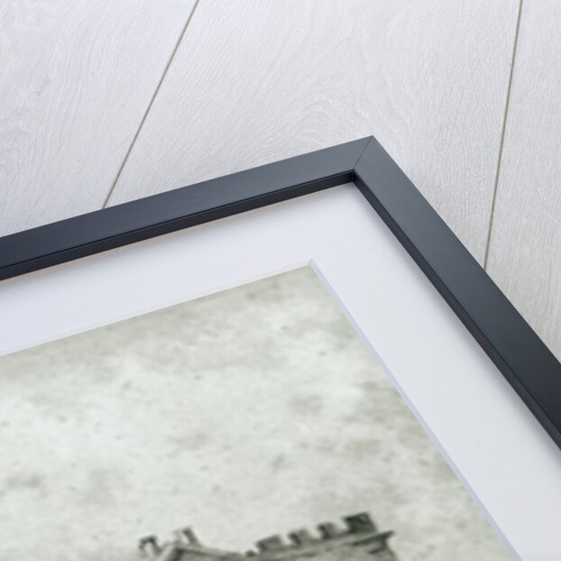 The President's House After its Destruction by the British, from Watterson's 'New Guide to Washington' by American School