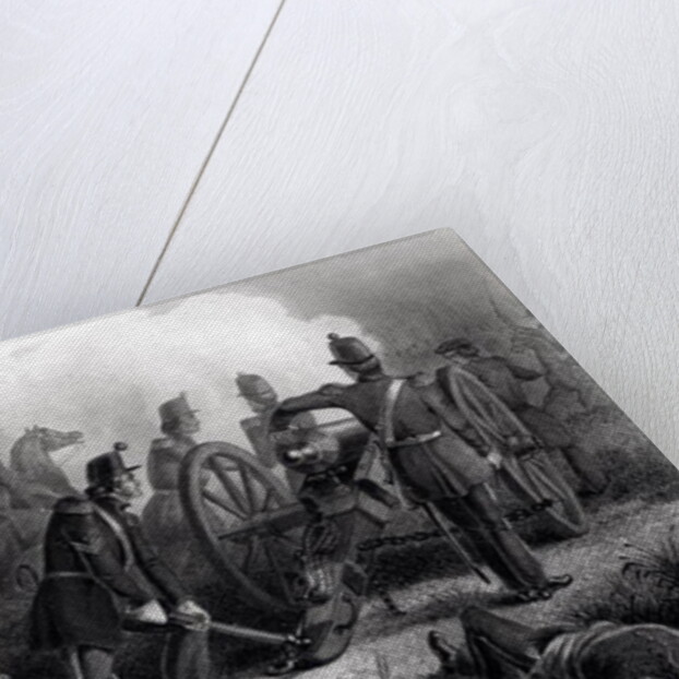 General Taylor at Buena Vista, 22nd-23rd February 1847, engraved by Armitage by American School