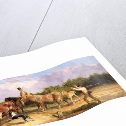 Road to Gloucester Fair by Briton Riviere