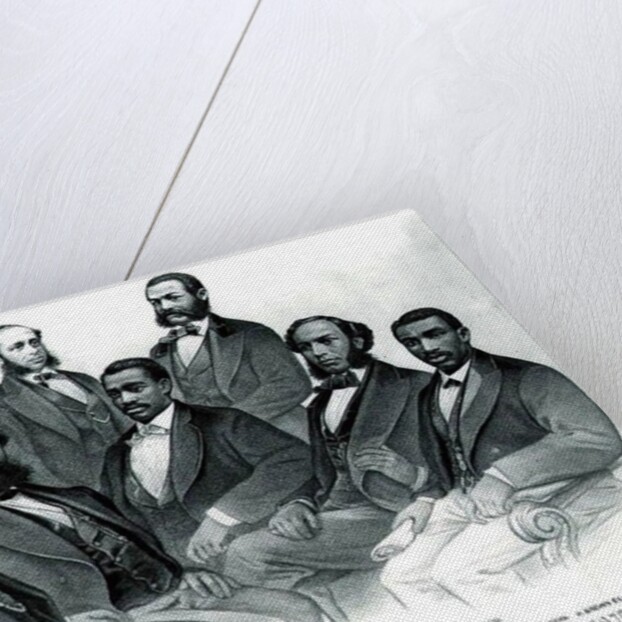 The First Colored Senator and Representatives, in the 41st and 42nd Congress of the United States, pub. by Currier & Ives, 1872 by American School