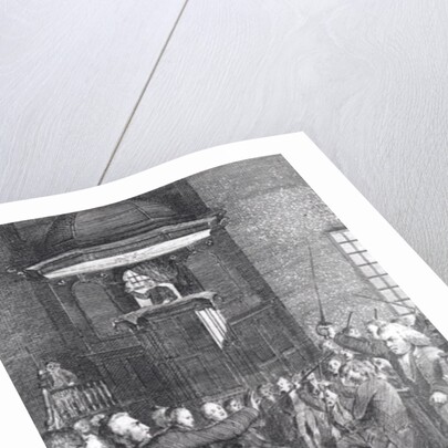 Town Meeting, c.1770, from M'Fingal', by John Trumball by American School