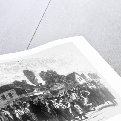 Registration in the South, Scene at Asheville, North Carolina by Alfred Wordsworth Thompson