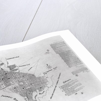 Plan of Washington D.C. by Pierre-Charles L'Enfant