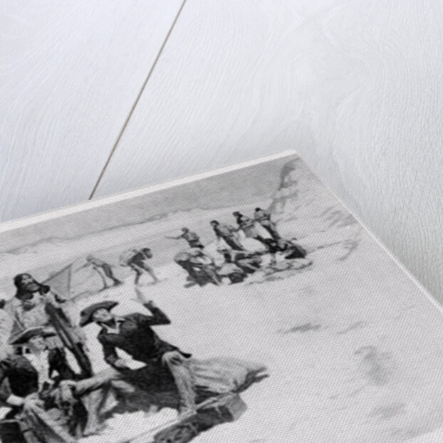 Lewis and Clark at the mouth of the Columbia River, 1805 by Frederic Remington (after)