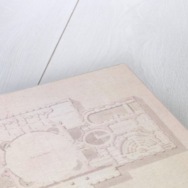 Plan of the Principal Story of the Capitol, U.S., 1806 by Benjamin Henry Latrobe