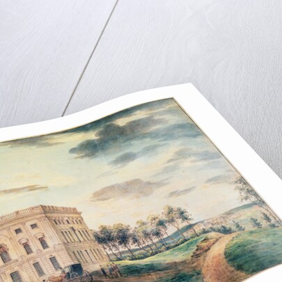 A View of the Capitol of Washington before it was Burnt Down by the British, c.1800 by William Russell Birch