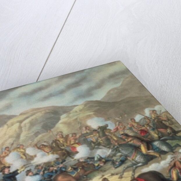 The Battle of Little Big Horn, June 25th 1876, 1889 by American School