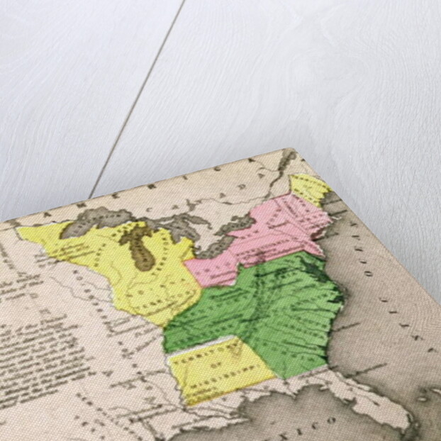 Map of the United States in 1803 by American School