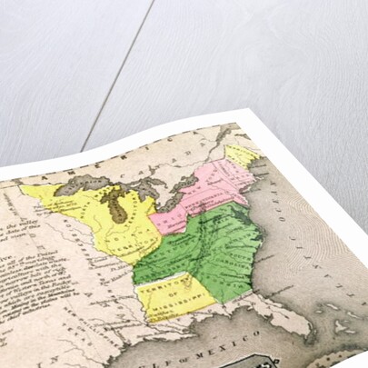 Map of the United States in 1803 by American School