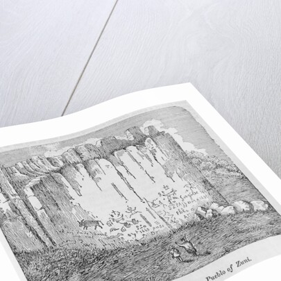 Inscription Rock, near the Pueblo of Zuni by American School