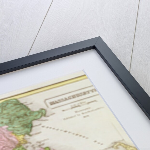 Map of Massachusetts by American School