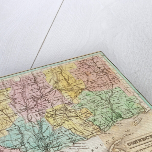 Map of Connecticut by American School