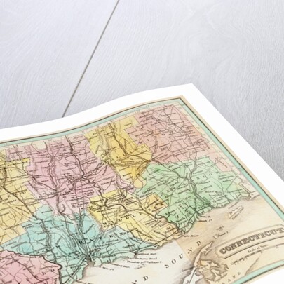 Map of Connecticut by American School