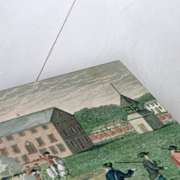 The Battle of Lexington, April 19th 1775, 1832 by American School