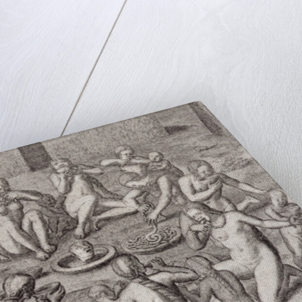 Eating the Flesh of a Prisoner According to the Old Historian, from Gottfried's 'Historia Antipodum', pub. 1655 by German School