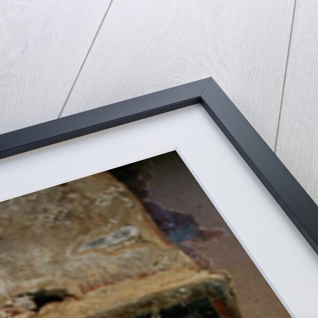 Defaced frescoes in the Church of the Panayia by Greek Greek