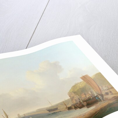 Merchant buying fish by William Anderson