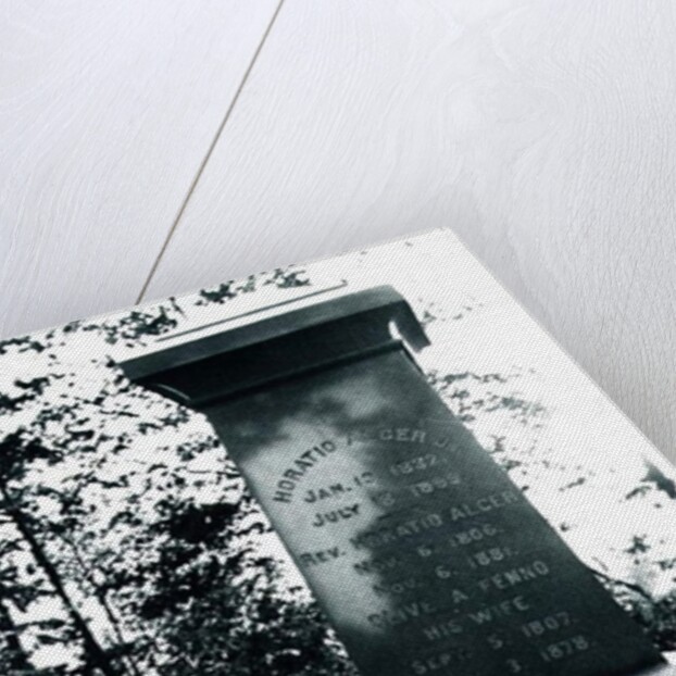 Horatio Alger's grave in Natick, Massachusetts by Anonymous