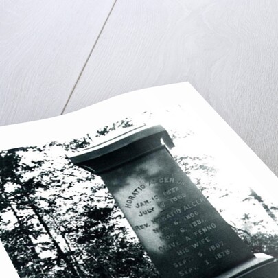 Horatio Alger's grave in Natick, Massachusetts by Anonymous