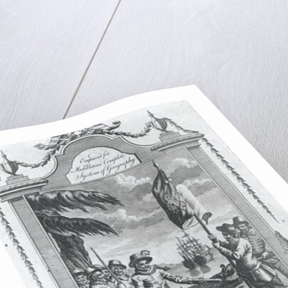 Sir Walter Raleigh ordering the standard of Queen Elizabeth to be erected on the coast of Virginia, 1584 by Taylor Taylor