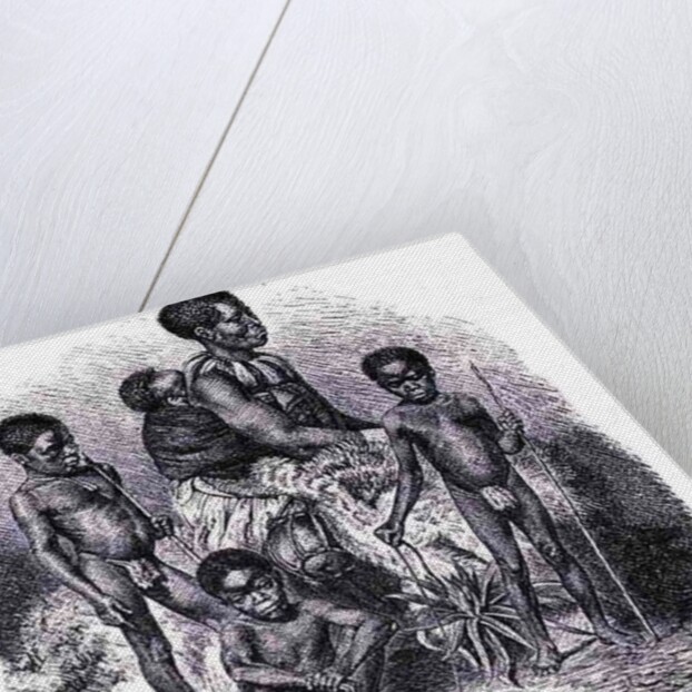 A Zulu family by English School