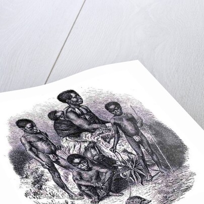 A Zulu family by English School