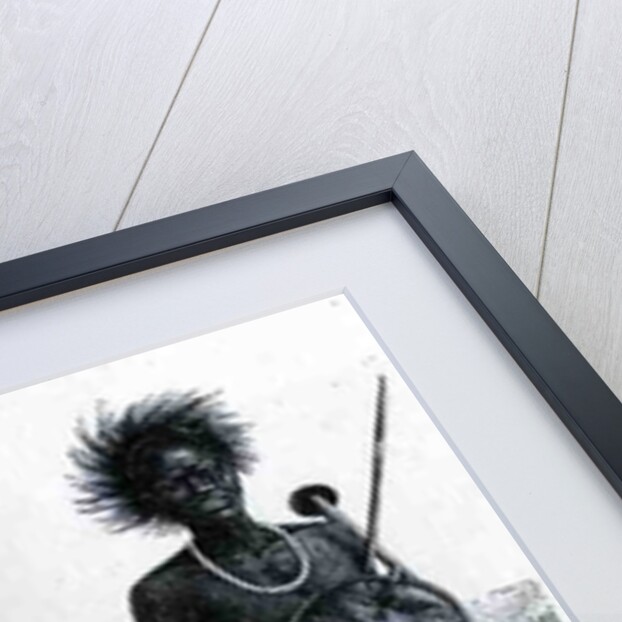 Shillook warrior and girl by Richard Buchta (after)