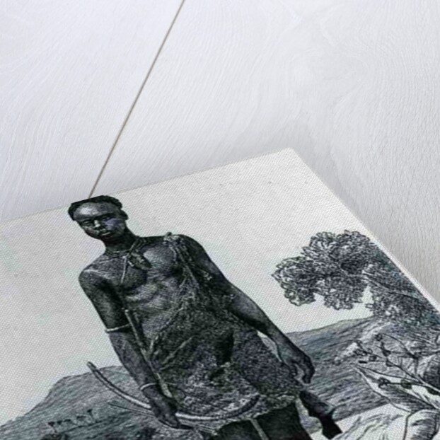 Madi with bow and arrows by Richard Buchta