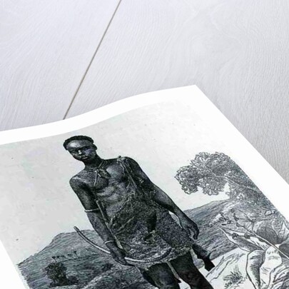 Madi with bow and arrows by Richard Buchta